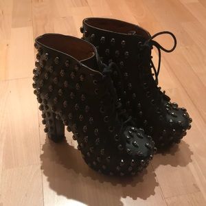 Jeffrey Campbell Lace UPS with Skulls